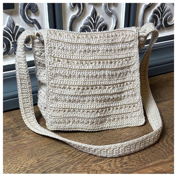 The Sak X Elliott Lucca Crochet Flap Hobo Bag - Picture 3 of 11
